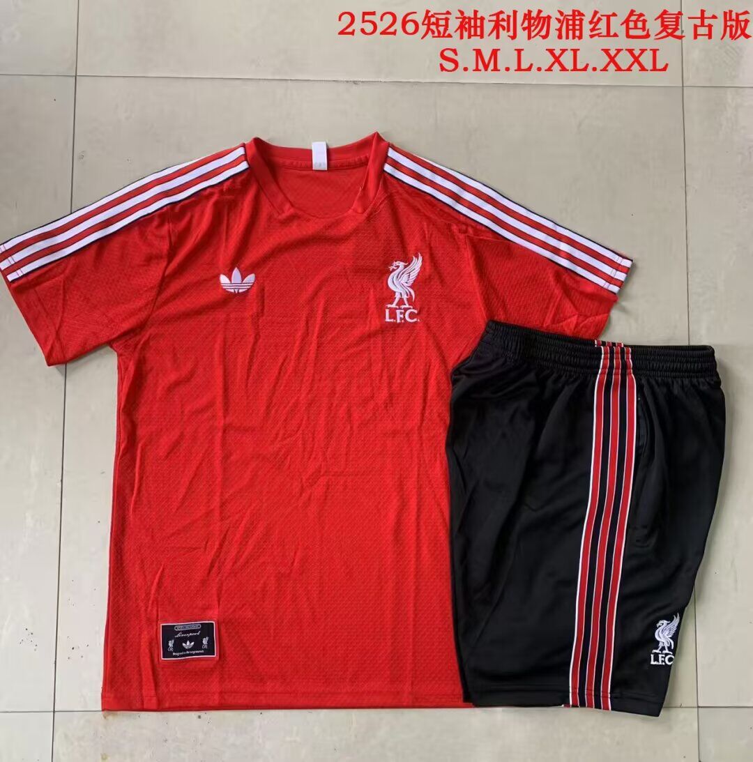 AAA Quality Liverpool 25/26 Red Training Kit Jerseys